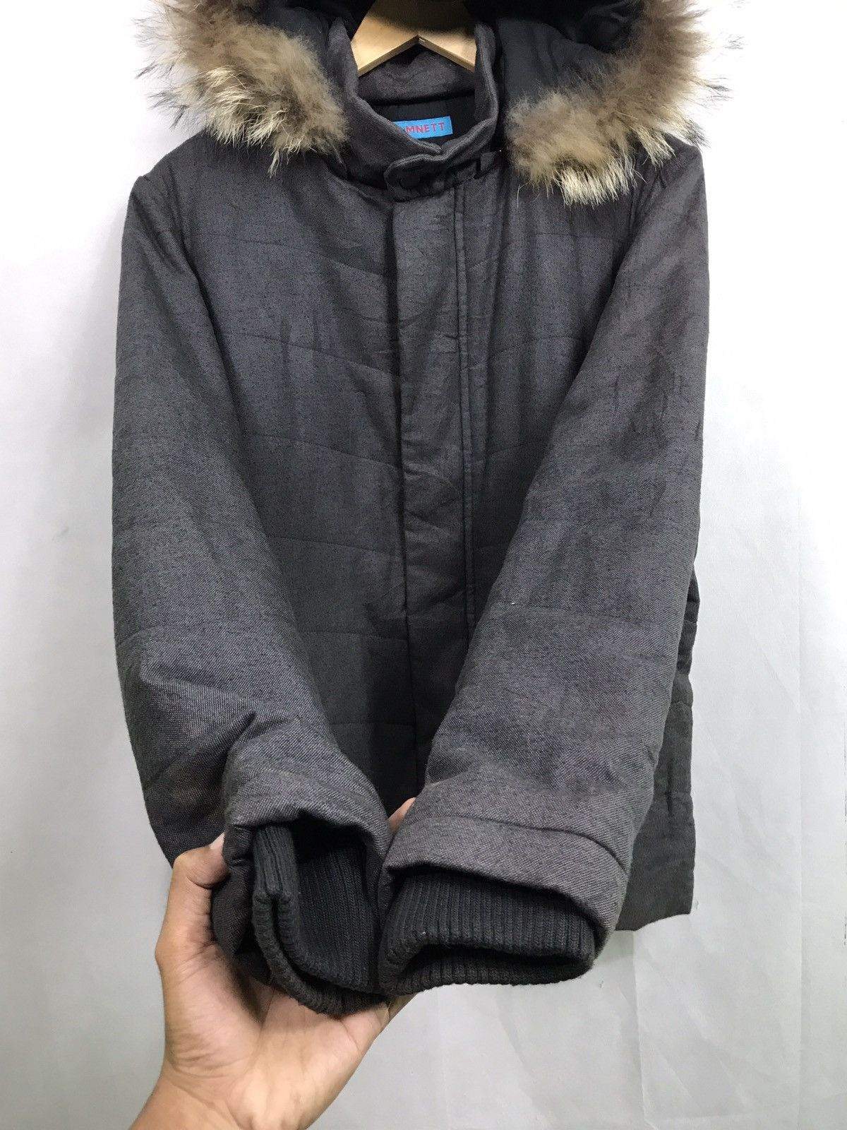 Katharine Hamnett London 🔊🔥FINAL DROP🔥NEED TO GONE TODAY💢Hamnet fur trim jacket Size US M / EU 48-50 / 2 - 5 Thumbnail
