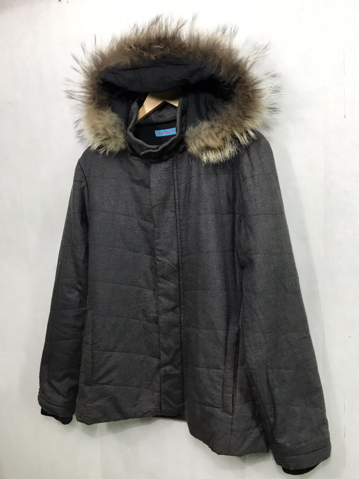 Katharine Hamnett London 🔊🔥FINAL DROP🔥NEED TO GONE TODAY💢Hamnet fur trim jacket Size US M / EU 48-50 / 2 - 3 Thumbnail