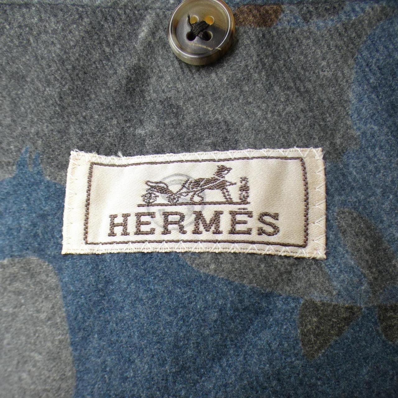 Hermes Hermes Hermes Cashmere Blend Jacket Textile Outerwear DUTY FREE for USA Size ONE SIZE - 4 Thumbnail