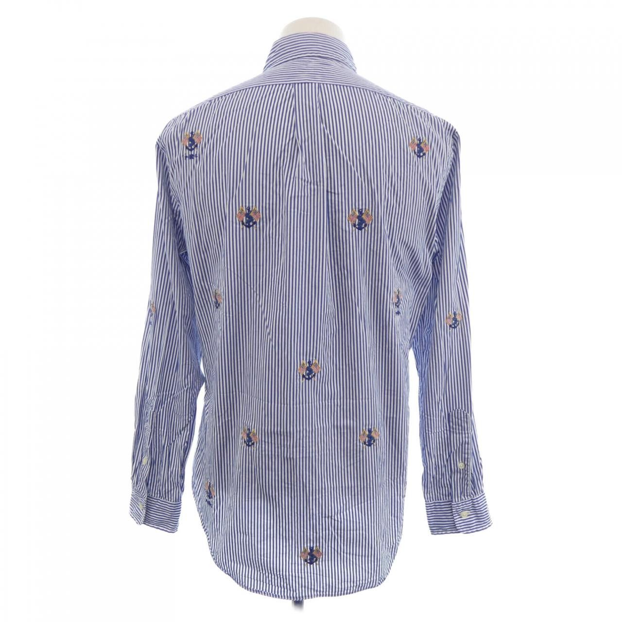 Ralph Lauren Ralph Lauren Ralph Lauren Stripe Shirt Textile Dress Shirt DUTY FREE for USA Size ONE SIZE - 2 Thumbnail