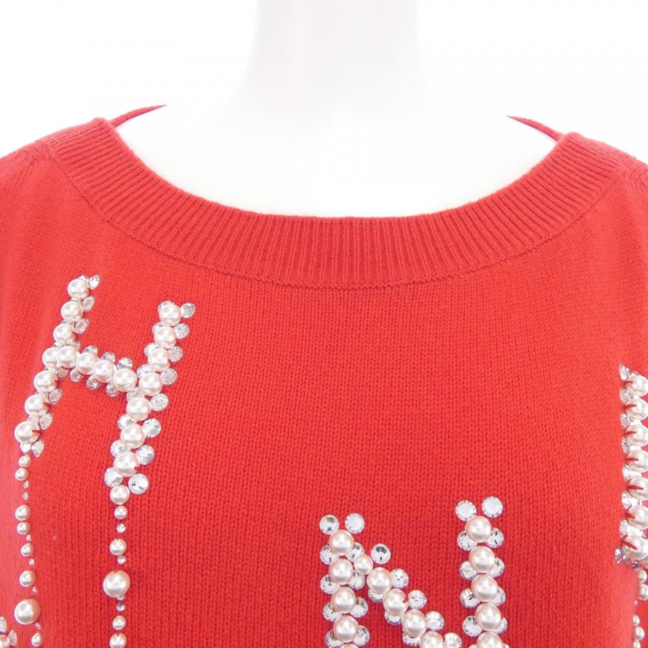 Chanel Chanel Chanel Cashmere Knit Textile Tops P70834K10086 DUTY FREE for USA Size ONE SIZE - 6 Thumbnail
