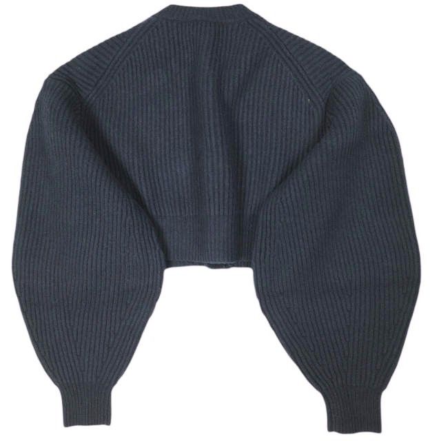 Other Other INSCRIRE Cropped cardigan Wool Cardigan Textile Tops I24AW-K11 DUTY FREE for USA Size ONE SIZE - 2 Thumbnail