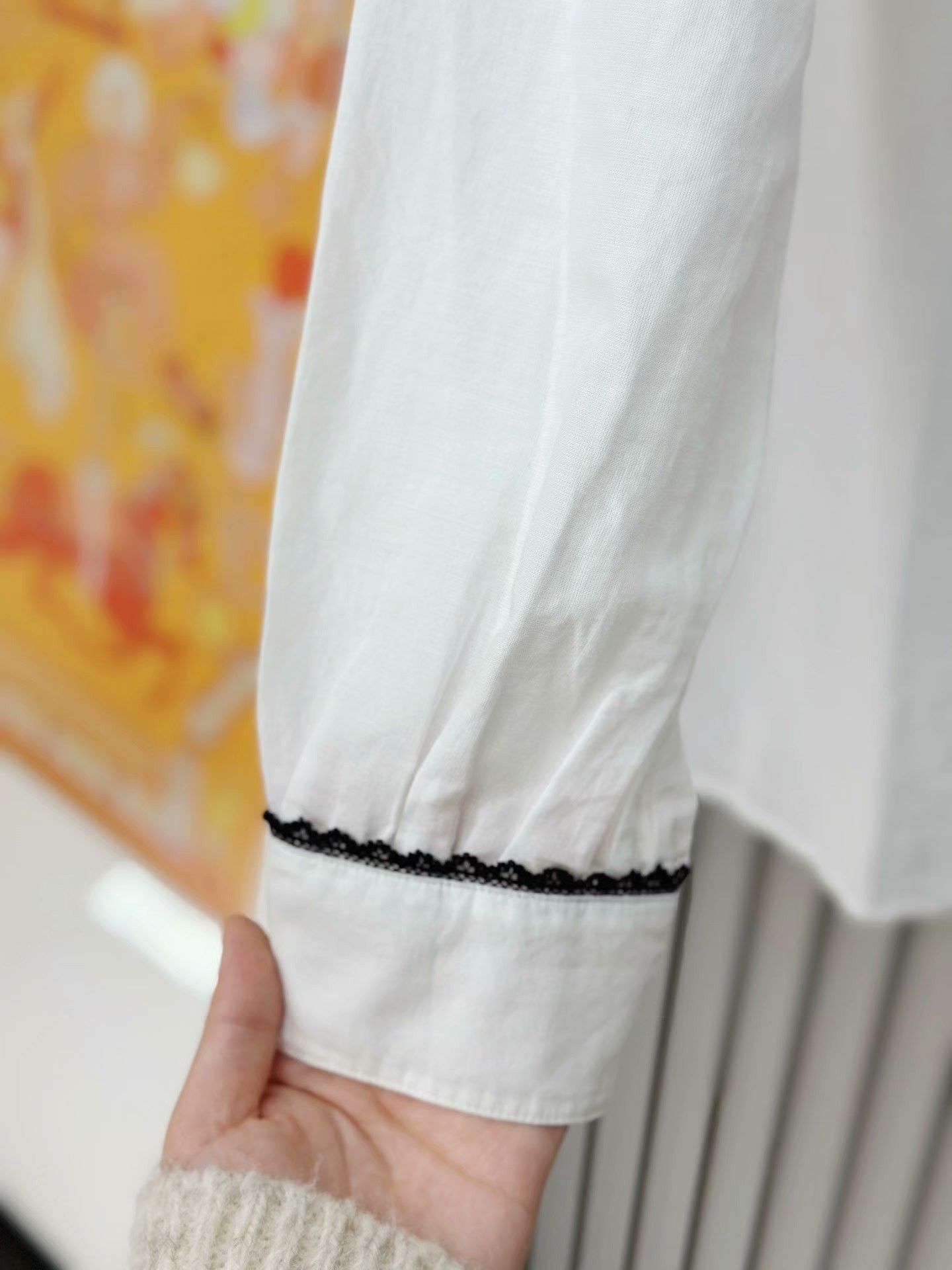 Saint Laurent Paris SAINT LAURENT White Shirt Size S / US 4 / IT 40 - 4 Thumbnail