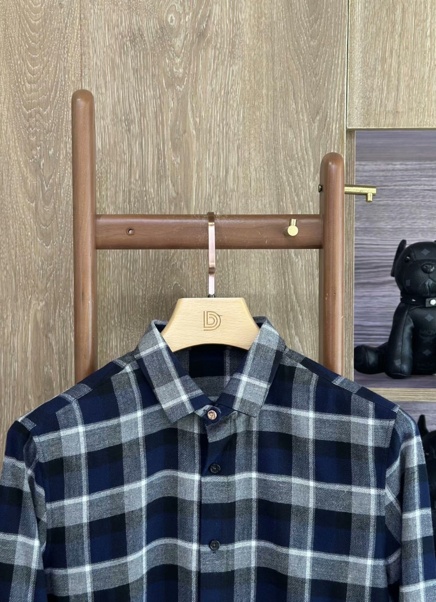 Givenchy G Givenchy Blue Plaid Shirt Size US S / EU 44-46 / 1 - 3 Thumbnail