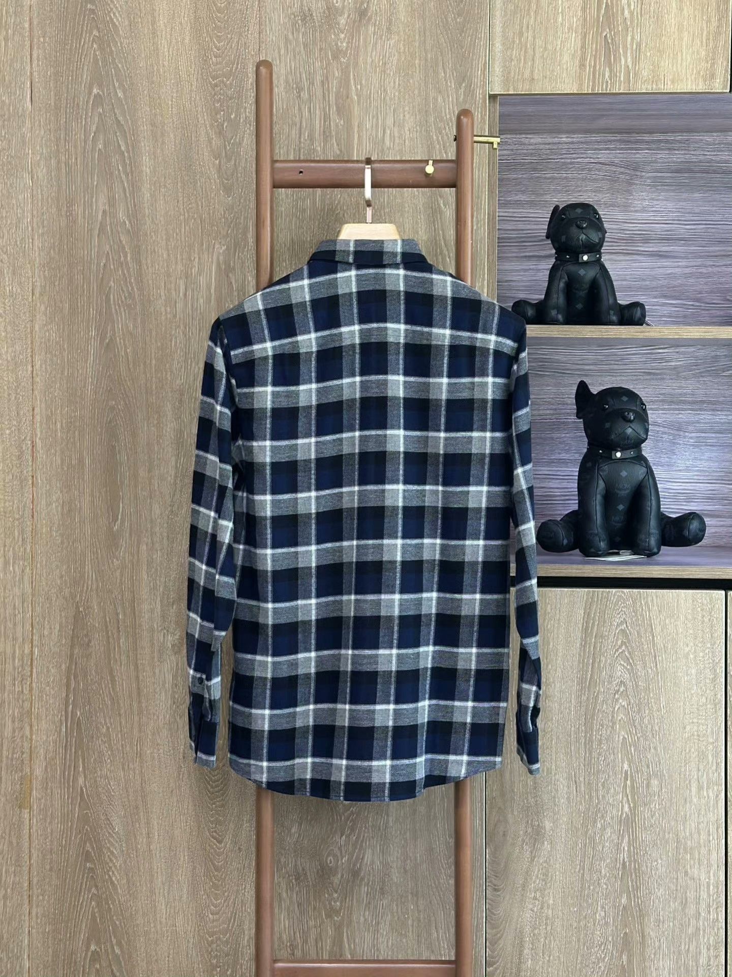 Givenchy G Givenchy Blue Plaid Shirt Size US S / EU 44-46 / 1 - 2 Thumbnail