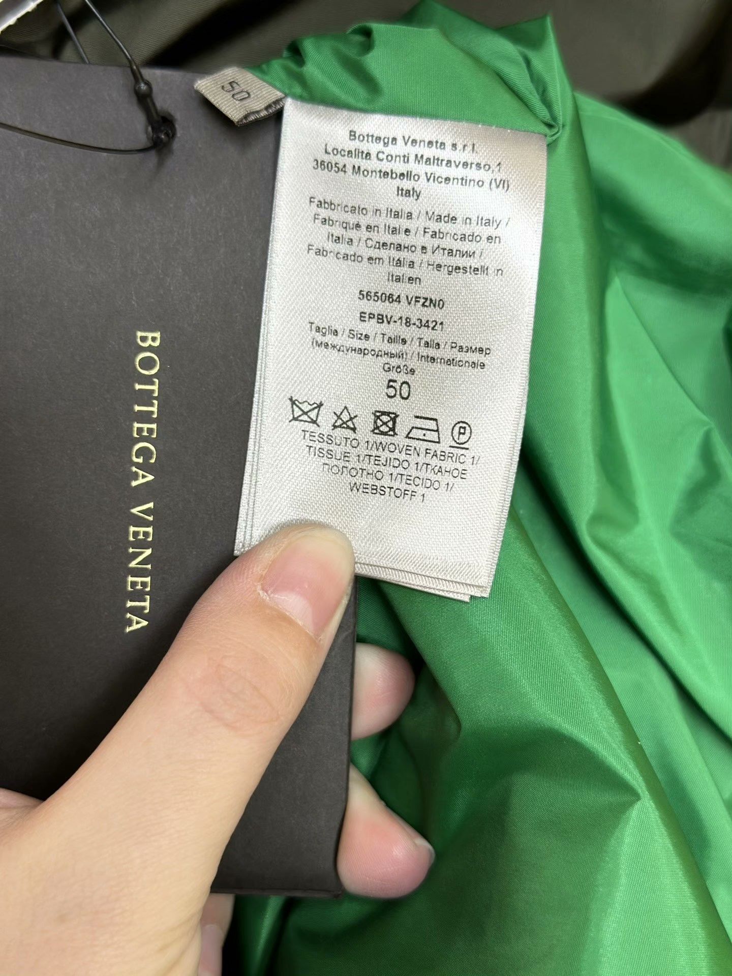 Bottega Veneta Bottega Veneta Green Hooded Parka Size US M / EU 48-50 / 2 - 7 Thumbnail