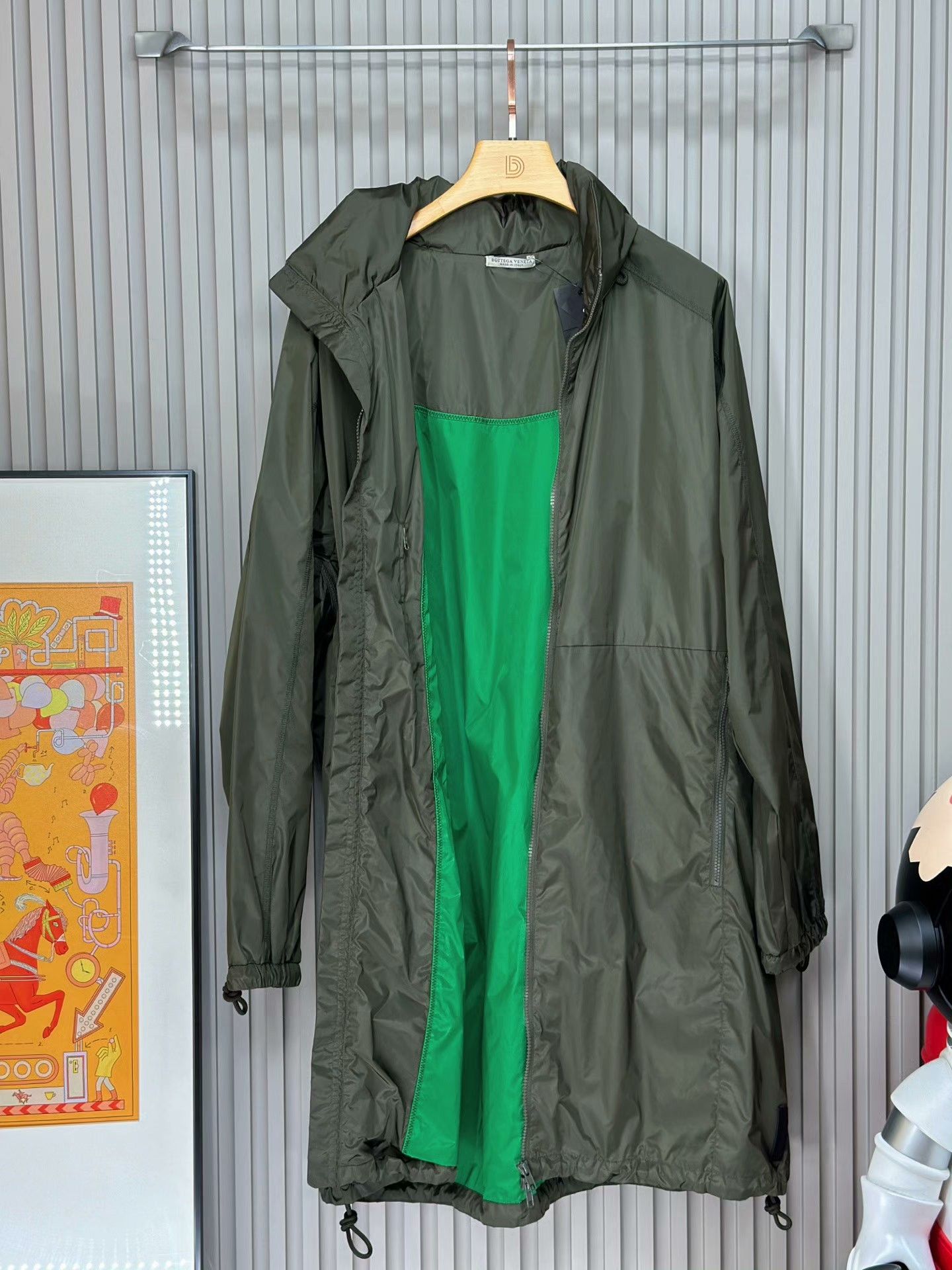 Bottega Veneta Bottega Veneta Green Hooded Parka Size US M / EU 48-50 / 2 - 4 Thumbnail