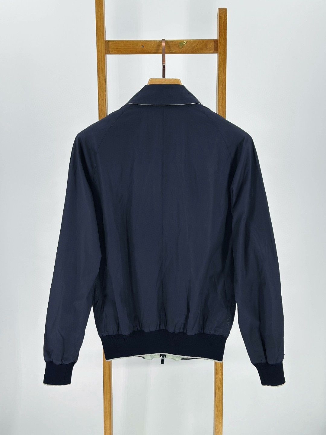 Ermenegildo Zegna Ermenegildo Zegna Dark Blue Casual Jacket Size US S / EU 44-46 / 1 - 2 Thumbnail