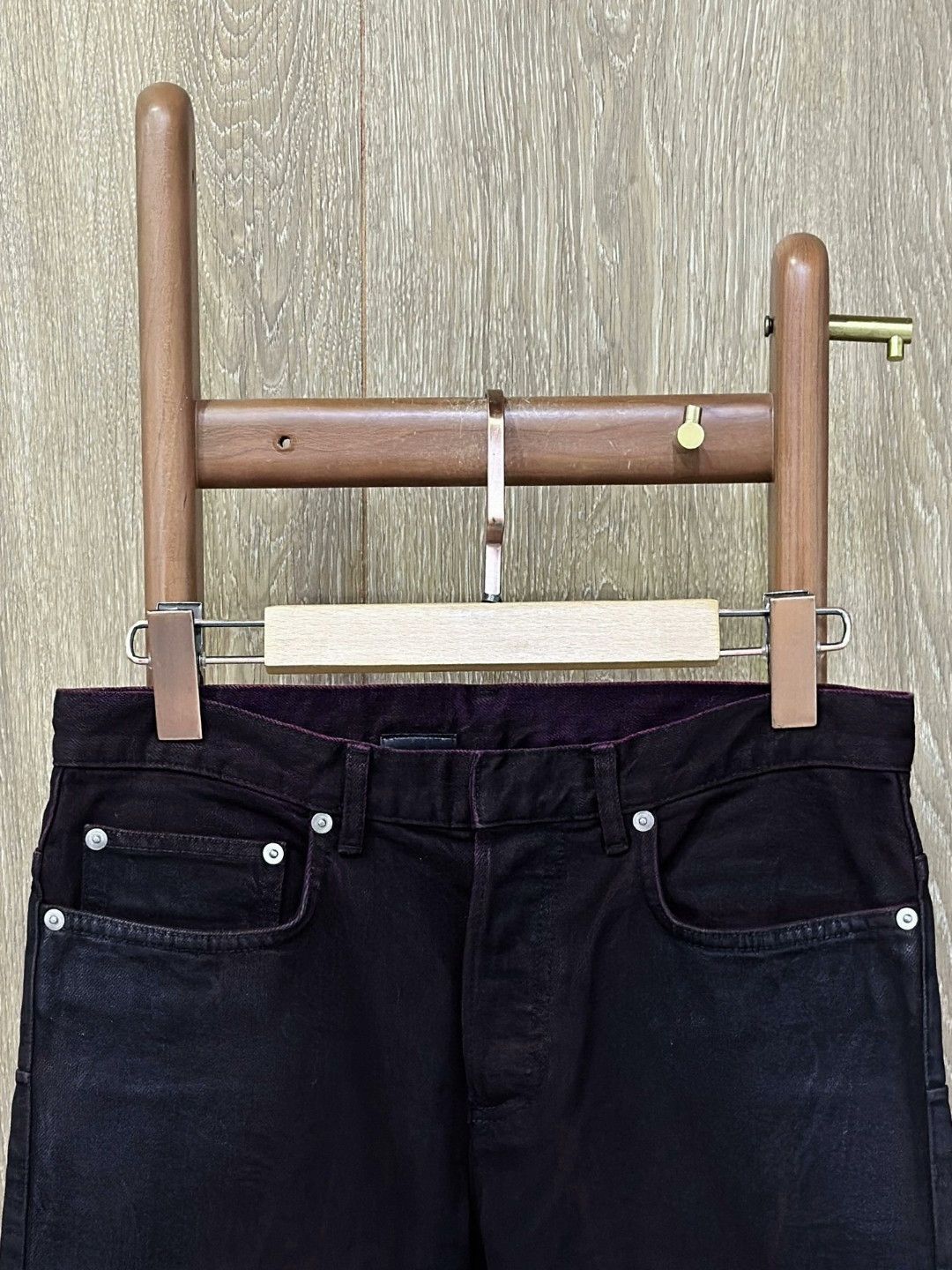 Dior DIOR Burgundy Casual Jeans Size US 29 - 3 Thumbnail