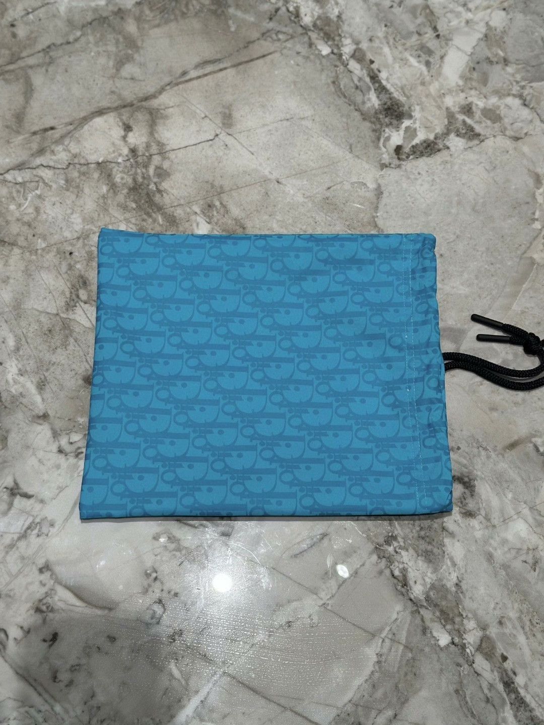 Dior Dior Blue Logo Drawstring Beach Shorts Size US 34 / EU 50 - 5 Thumbnail