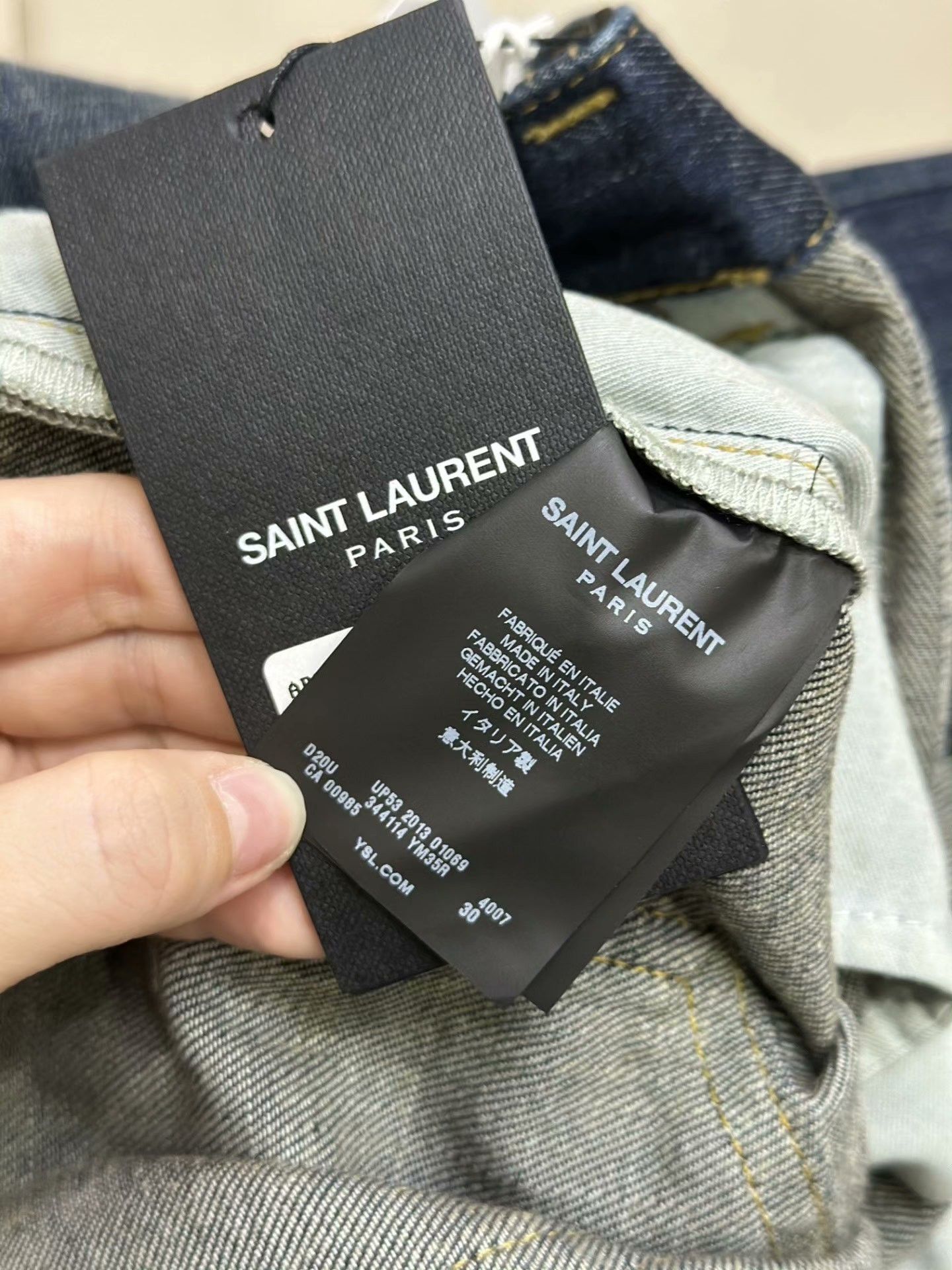 Saint Laurent Paris SAINT LAURENT Blue Casual Jeans Size US 30 / EU 46 - 5 Thumbnail