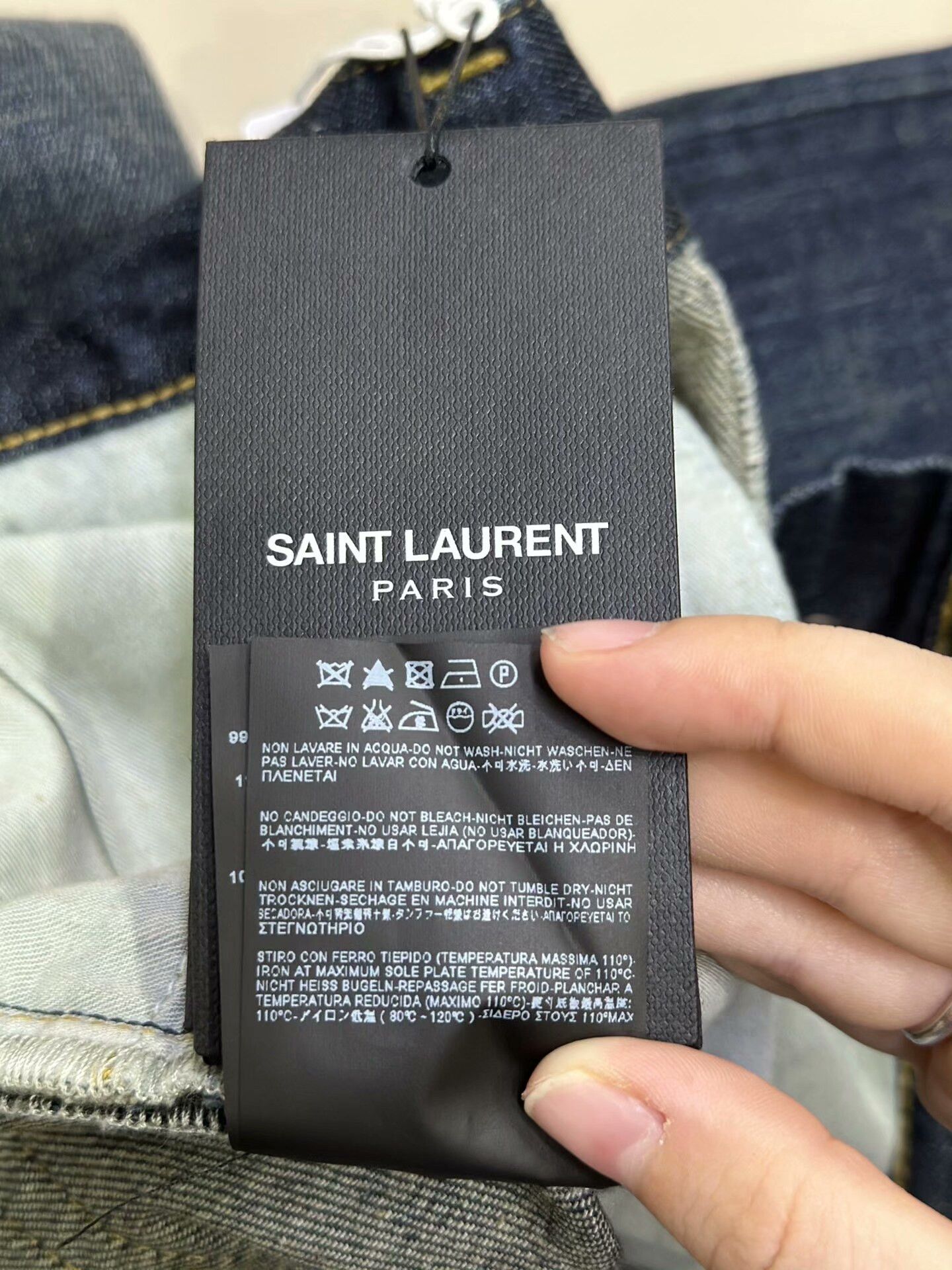 Saint Laurent Paris SAINT LAURENT Blue Casual Jeans Size US 30 / EU 46 - 7 Thumbnail