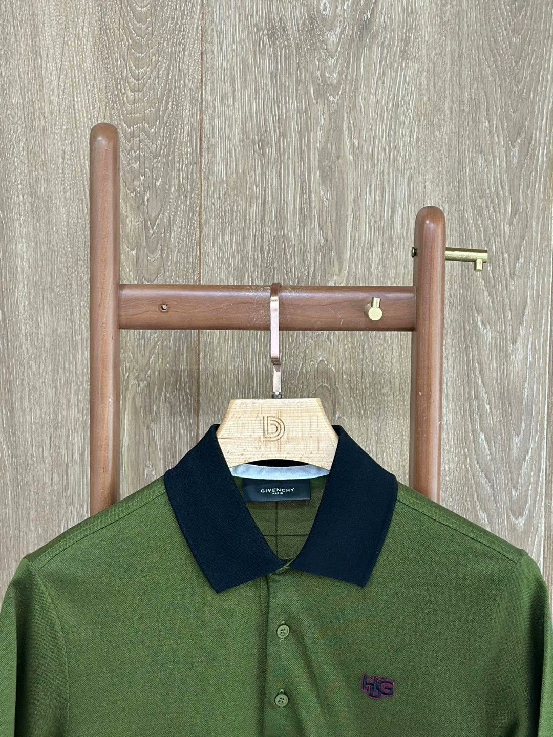 Givenchy Givenchy Green Casual Short-Sleeve Polo Size US S / EU 44-46 / 1 - 3 Thumbnail