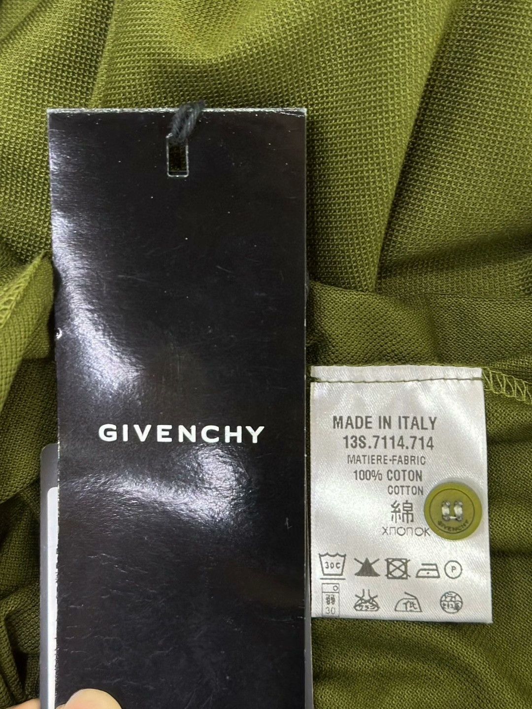 Givenchy Givenchy Green Casual Short-Sleeve Polo Size US S / EU 44-46 / 1 - 5 Thumbnail