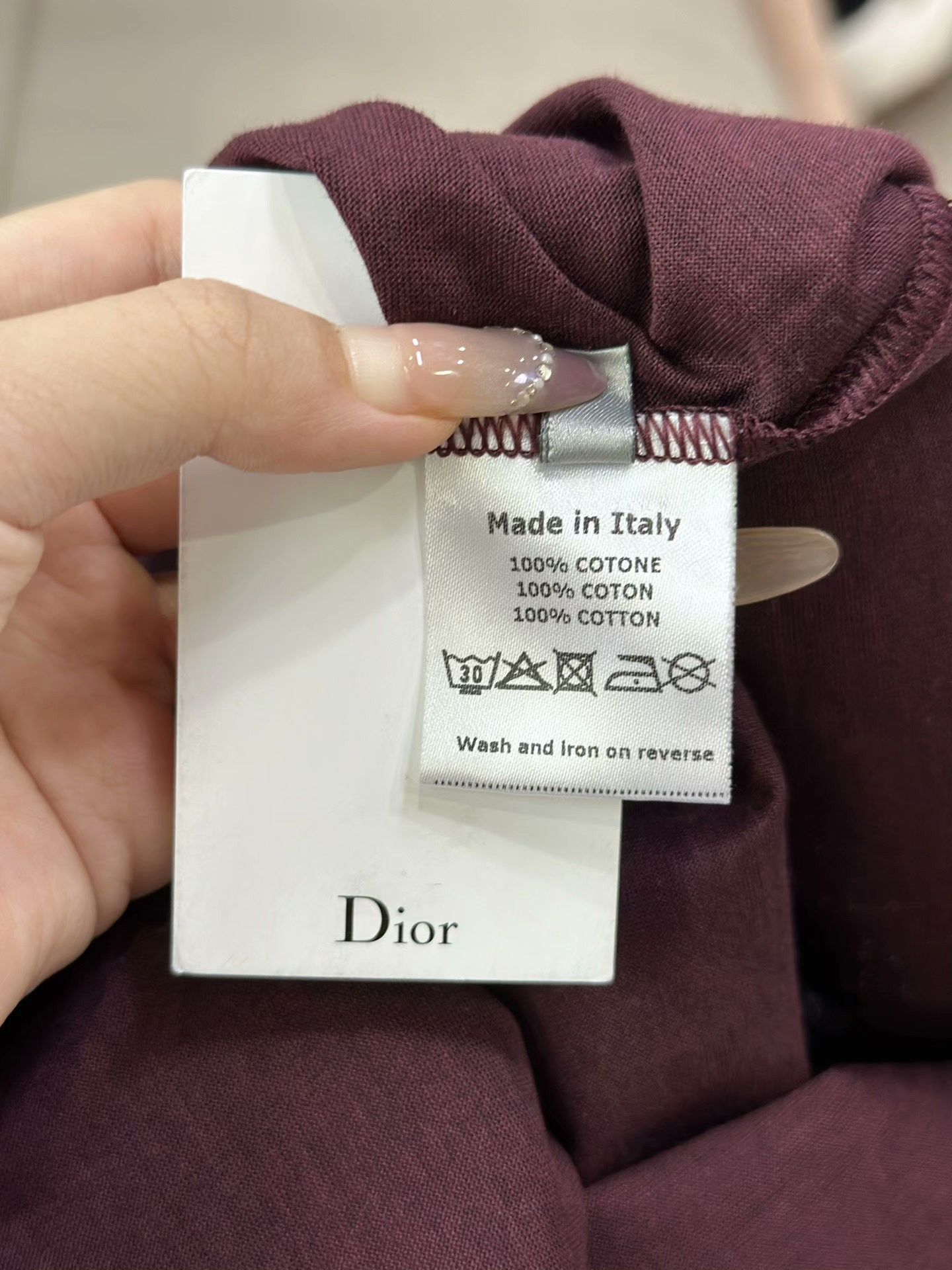 Dior DIOR Red Crew Neck Casual T-Shirt Size US M / EU 48-50 / 2 - 6 Thumbnail