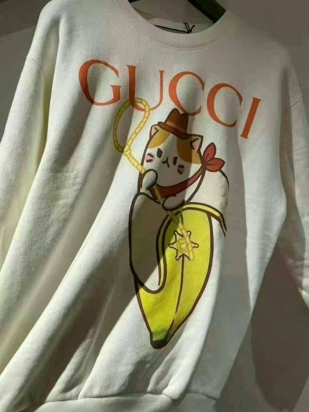Gucci Gucci Banana Print Sweatshirt Size US XL / EU 56 / 4 - 2 Thumbnail
