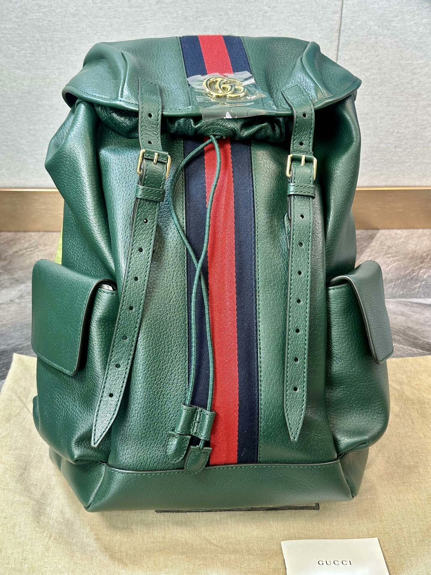 Gucci Gucci Ophidia Leather Backpack Size ONE SIZE - 4 Thumbnail