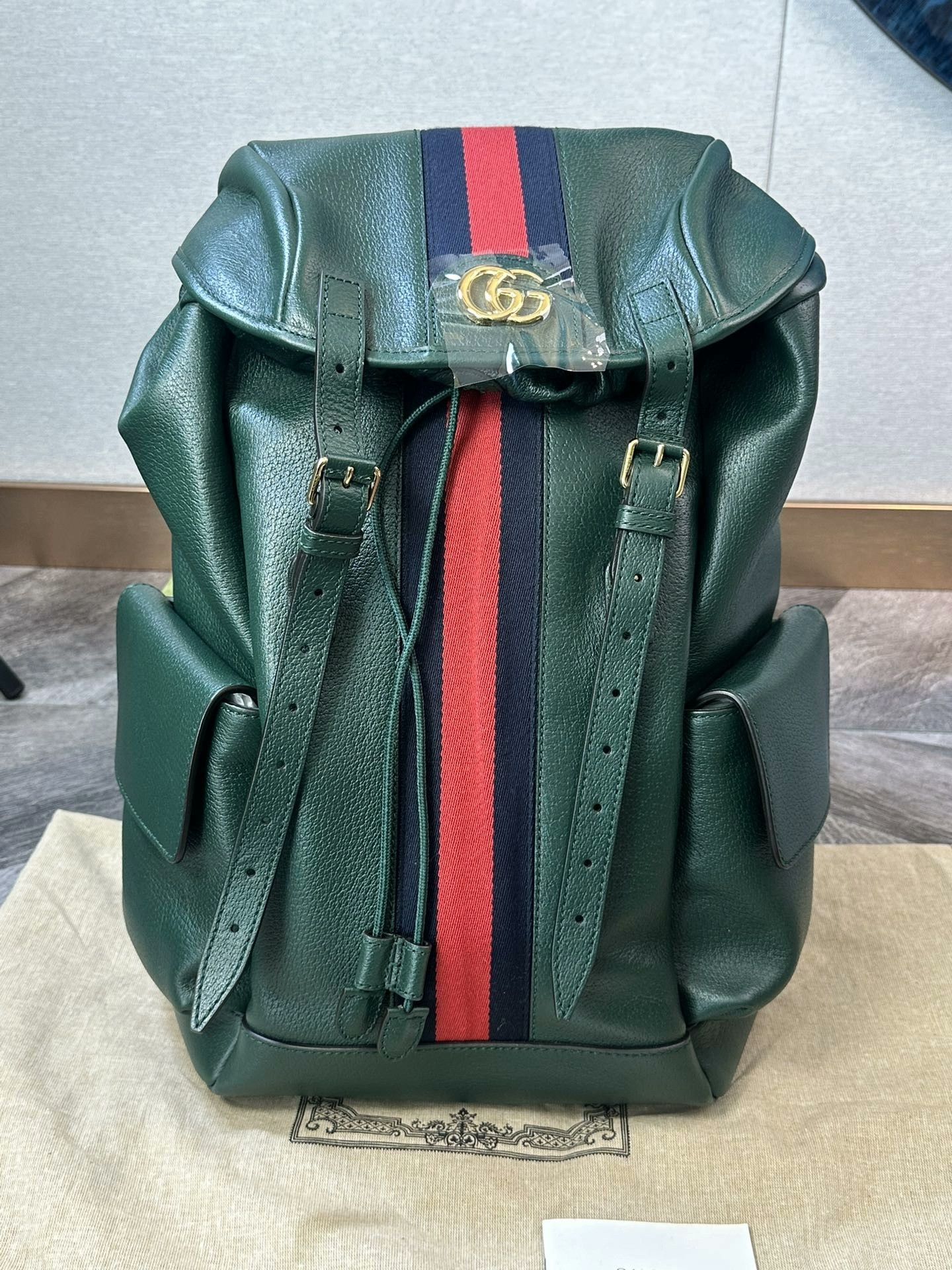 Gucci Gucci Ophidia Leather Backpack Size ONE SIZE - 2 Thumbnail