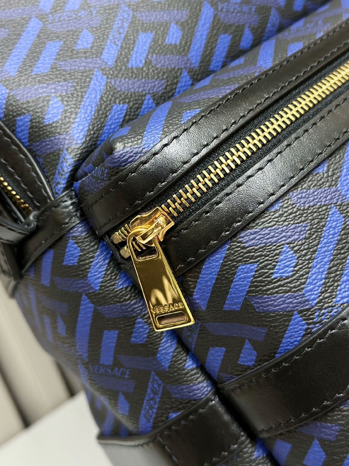 Versace VERSACE LA GRECA Blue Backpack Size ONE SIZE - 6 Thumbnail