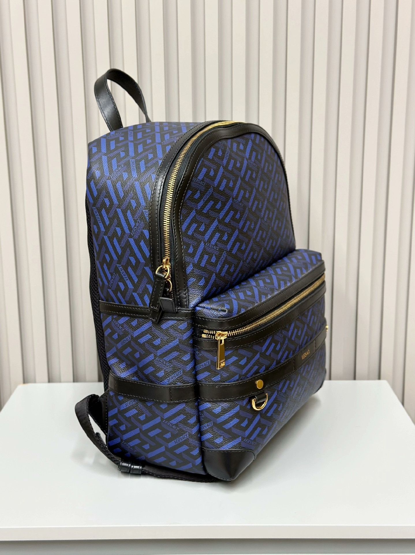 Versace VERSACE LA GRECA Blue Backpack Size ONE SIZE - 2 Thumbnail