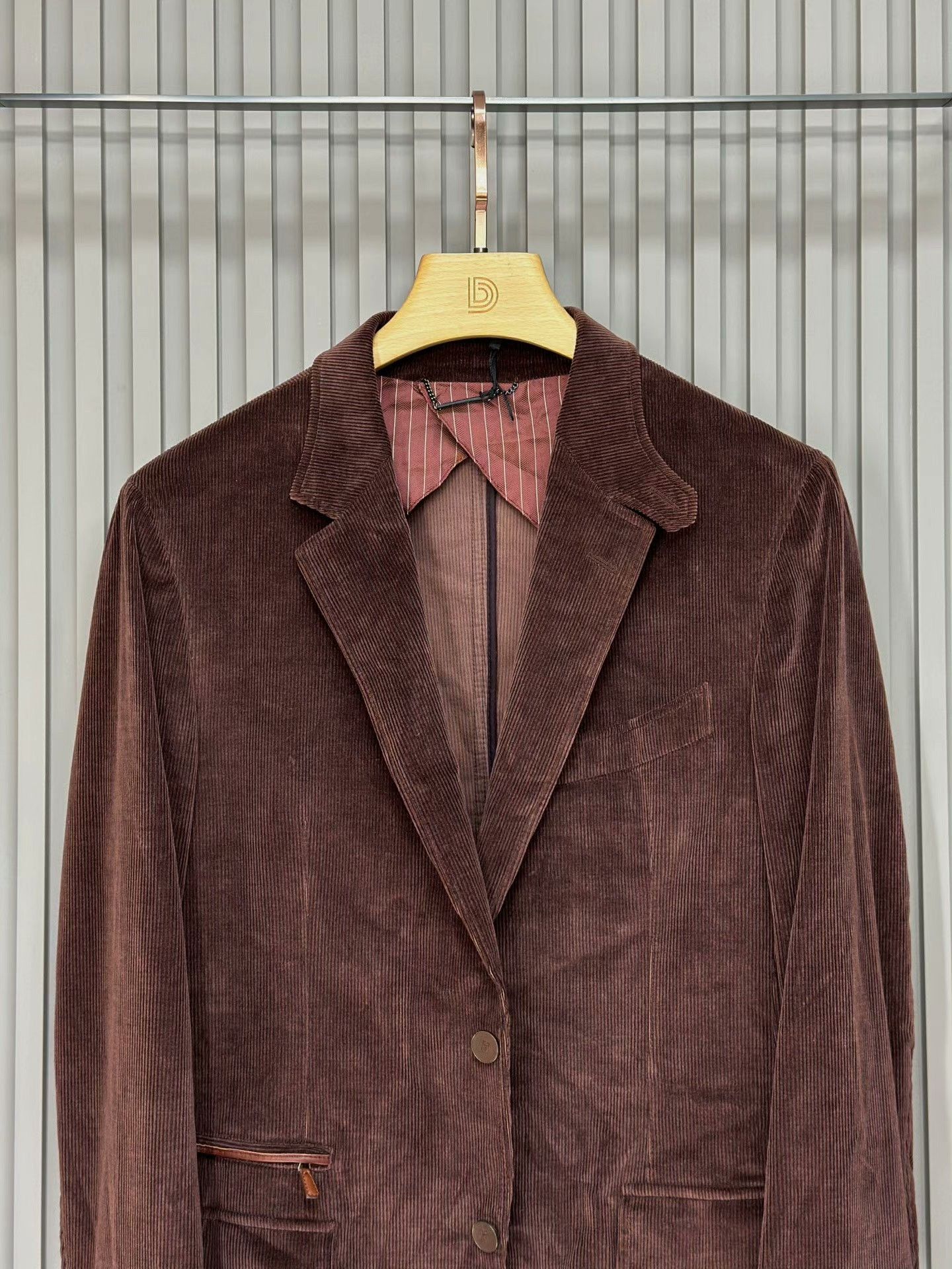 Ermenegildo Zegna Ermenegildo Zegna Corduroy Casual Blazer Size US M / EU 48-50 / 2 - 4 Thumbnail