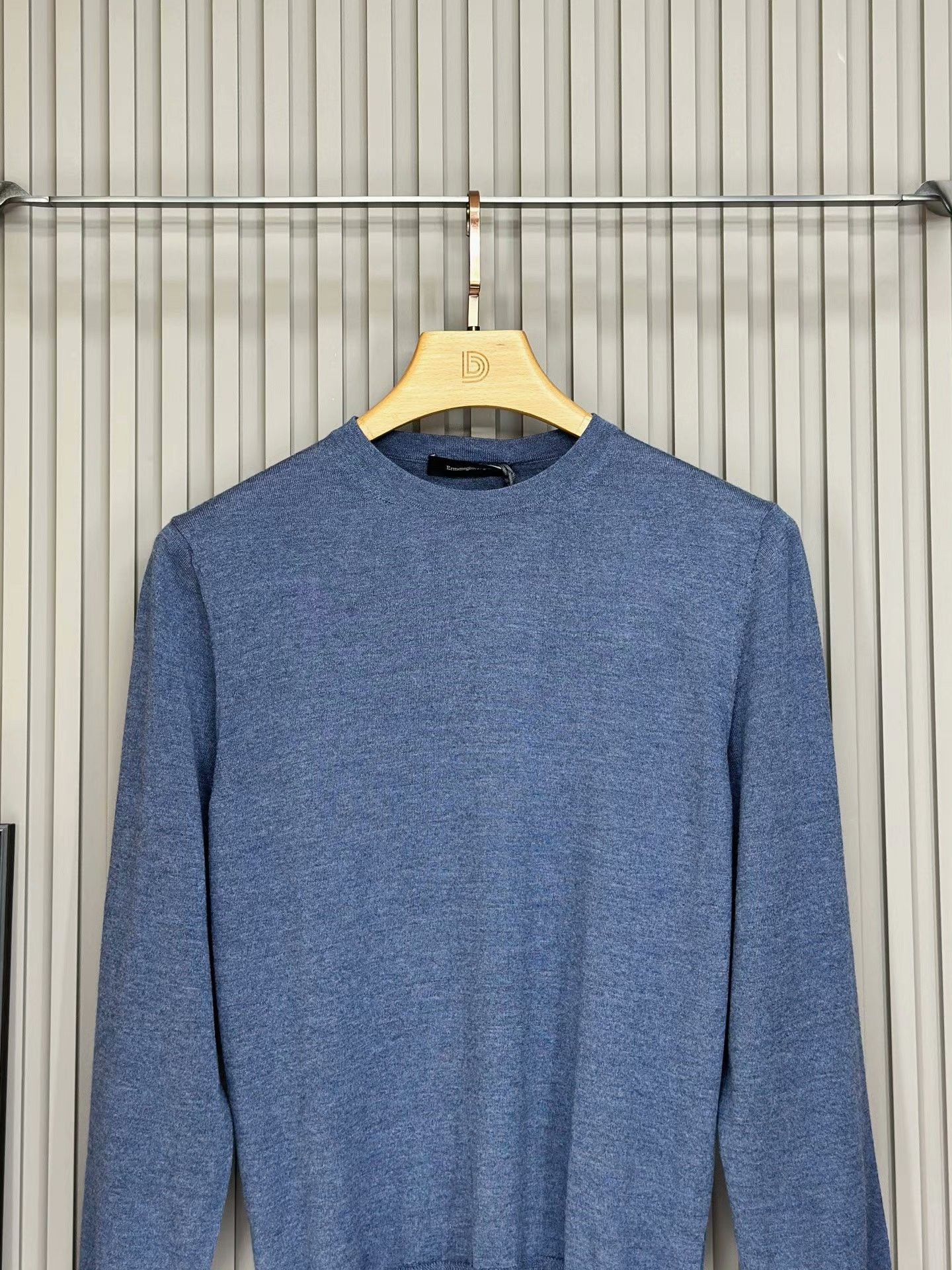 Ermenegildo Zegna Ermenegildo Zegna Light Blue Casual Sweater Size US S / EU 44-46 / 1 - 3 Thumbnail