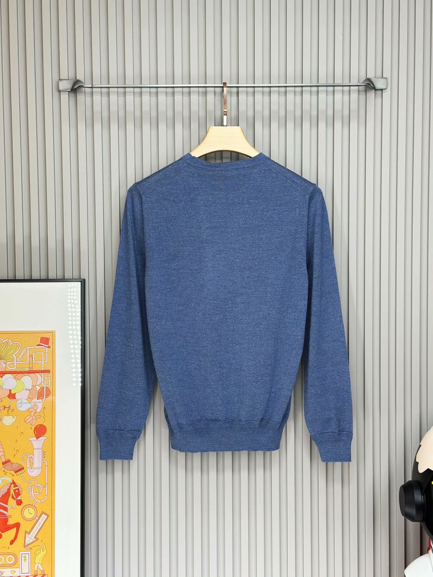 Ermenegildo Zegna Ermenegildo Zegna Light Blue Casual Sweater Size US S / EU 44-46 / 1 - 2 Thumbnail