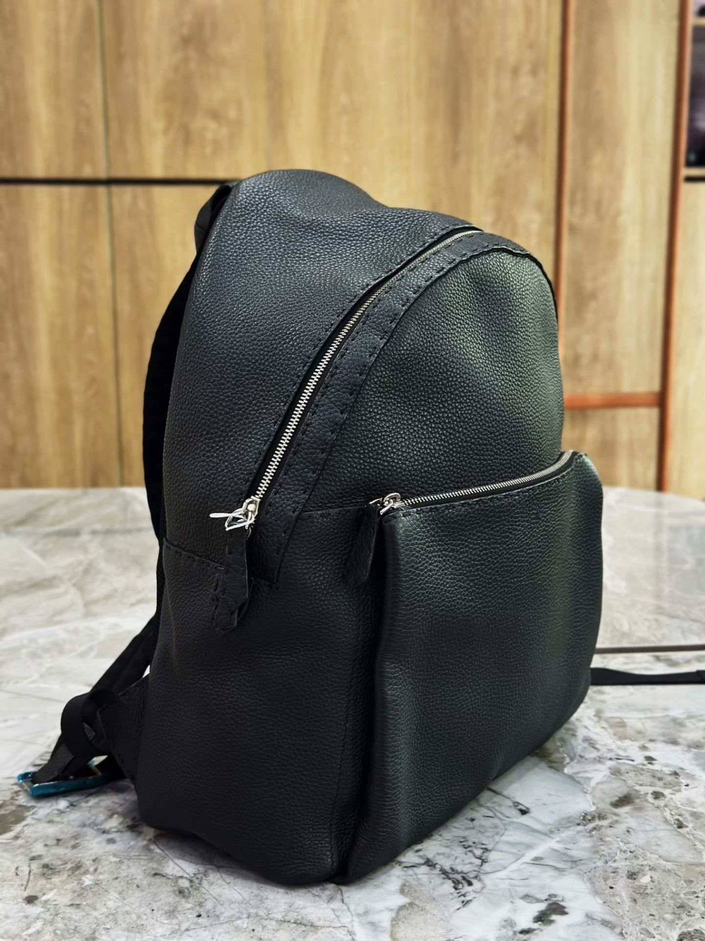 Fendi FENDI Black Casual Backpack Size ONE SIZE - 4 Thumbnail