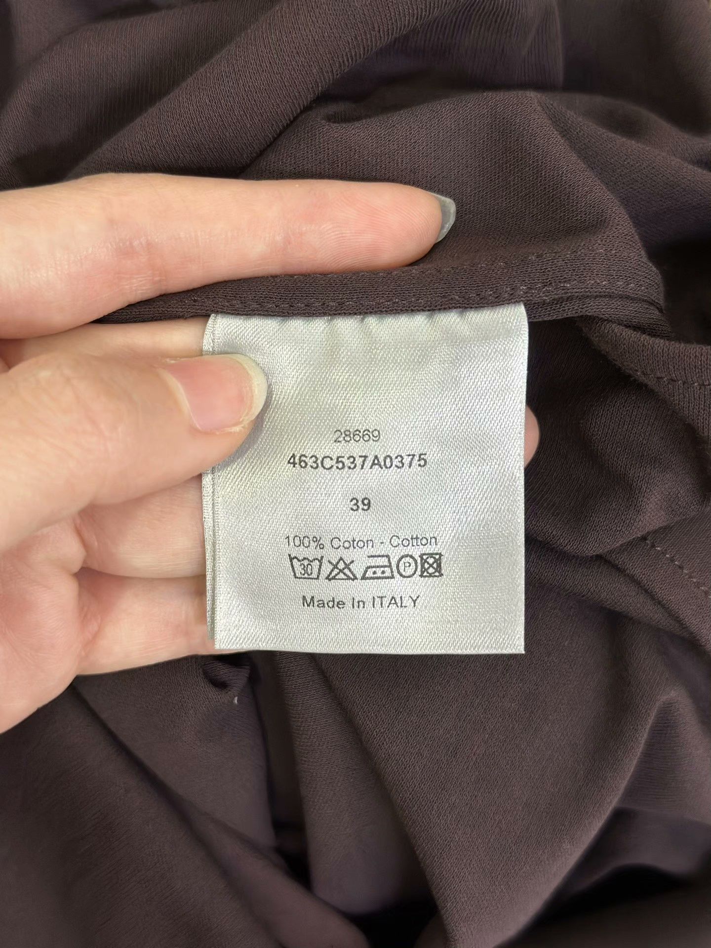 Dior Dior Purple Short-Sleeve Casual Shirt Size US S / EU 44-46 / 1 - 6 Thumbnail