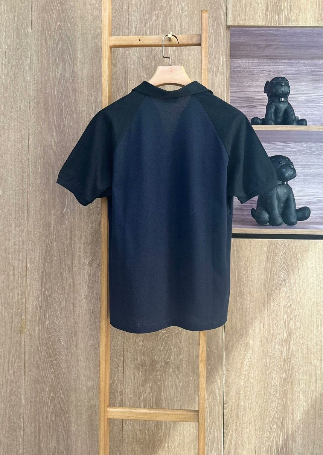 Saint Laurent Paris Saint Laurent Blue-Black Casual Polo Shirt Size US M / EU 48-50 / 2 - 2 Thumbnail