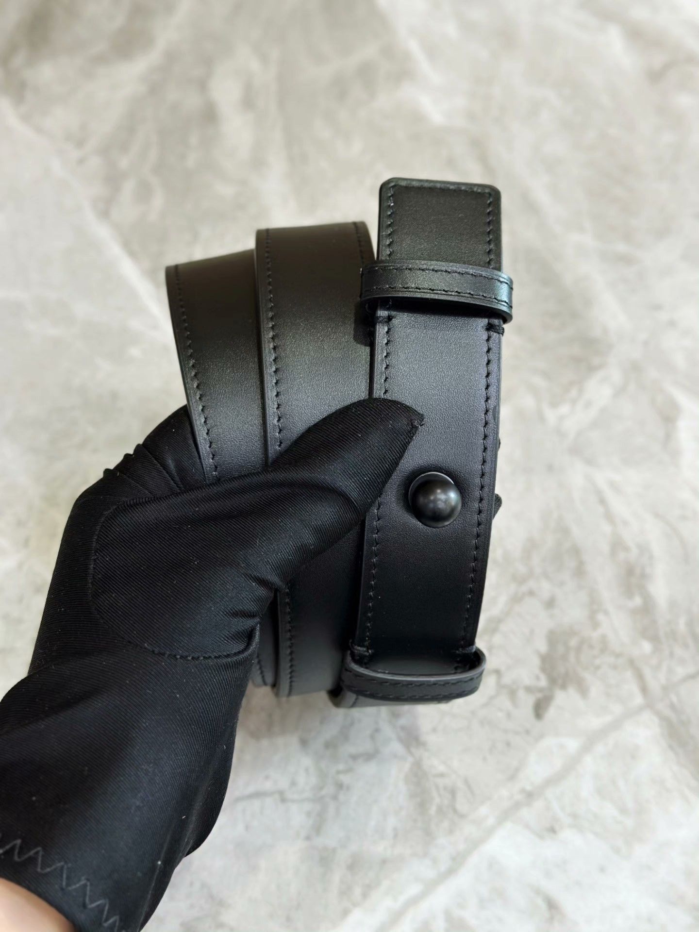 Loewe LOEWE Black Casual Belt with Dust Bag Size ONE SIZE - 2 Thumbnail