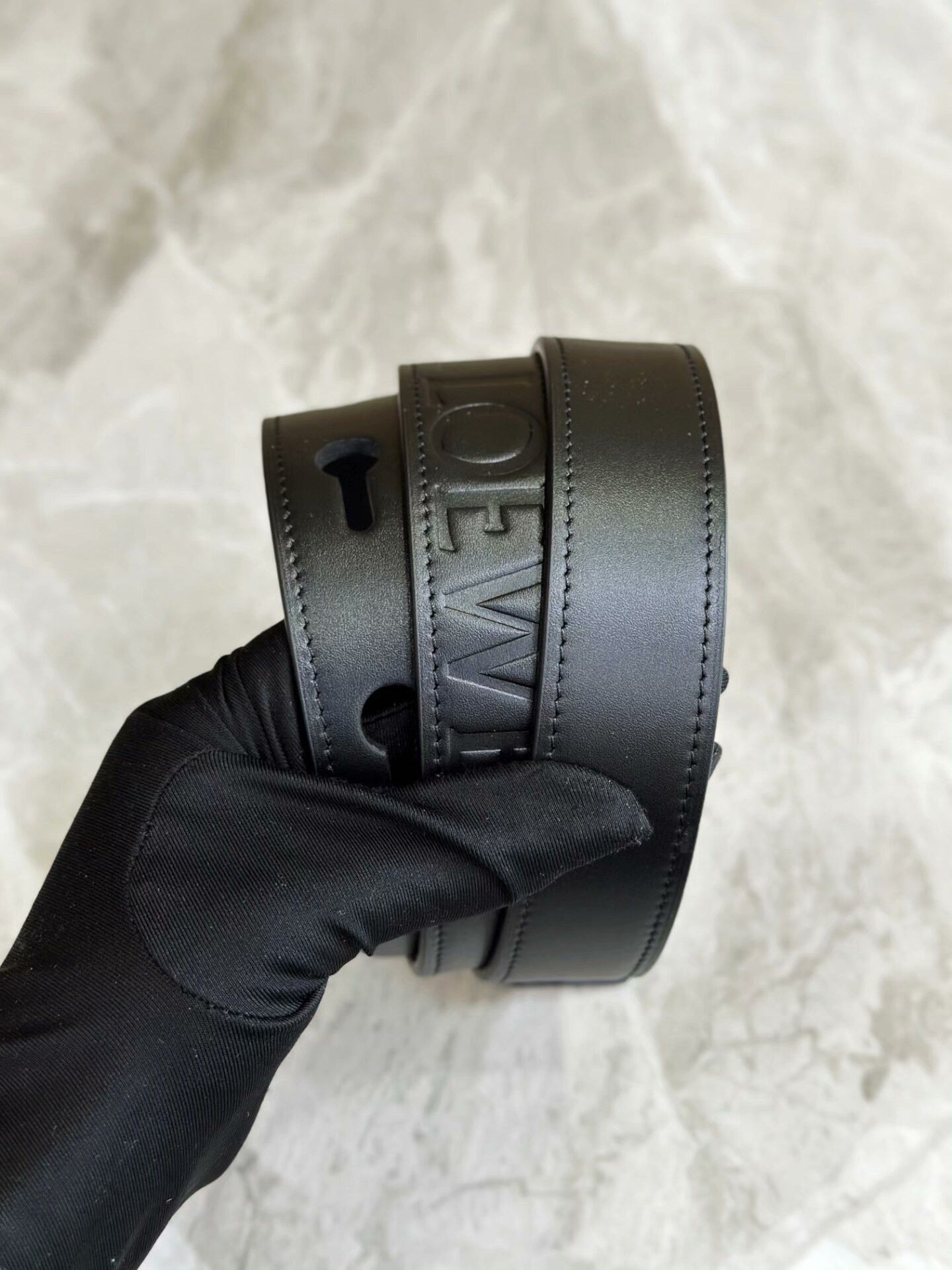 Loewe LOEWE Black Casual Belt with Dust Bag Size ONE SIZE - 3 Thumbnail