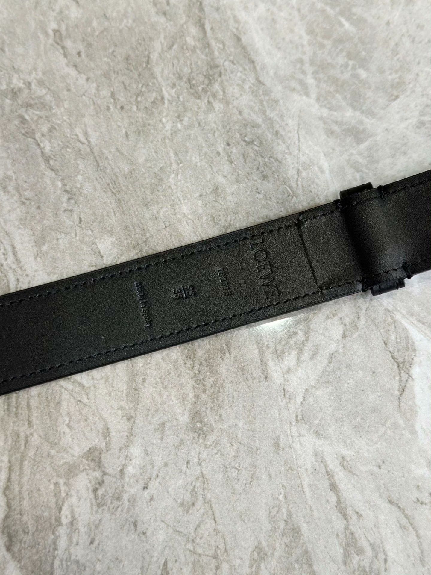 Loewe LOEWE Black Casual Belt with Dust Bag Size ONE SIZE - 7 Thumbnail