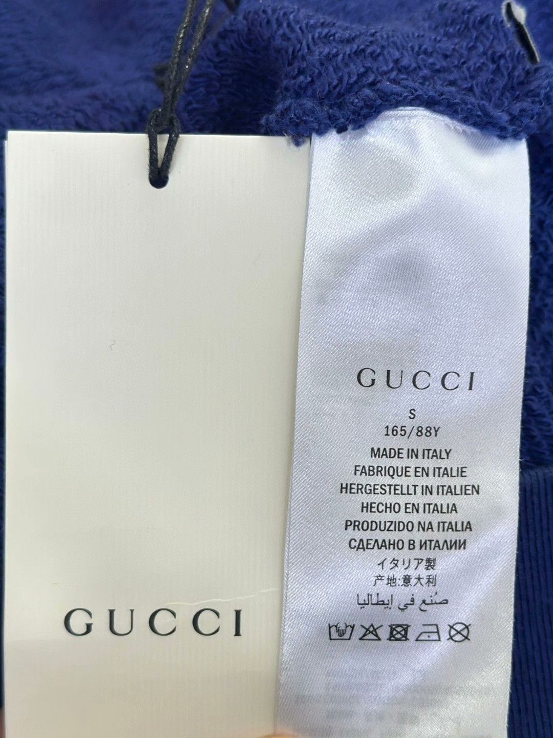 Gucci GUCCI Blue Crewneck Sweatshirt Size US S / EU 44-46 / 1 - 5 Thumbnail