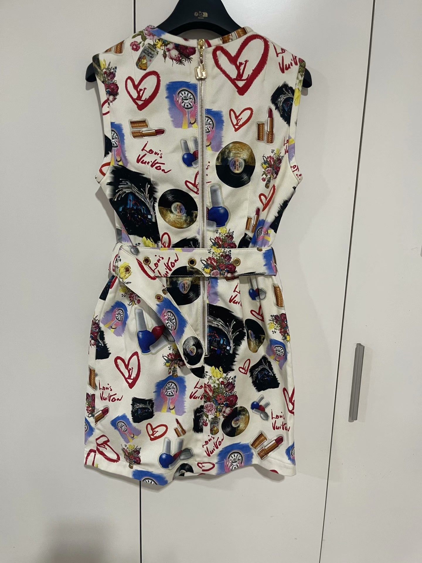 Louis Vuitton LV Denim Printed Women's Dress Size XXS / US 00 / IT 34 - 2 Thumbnail
