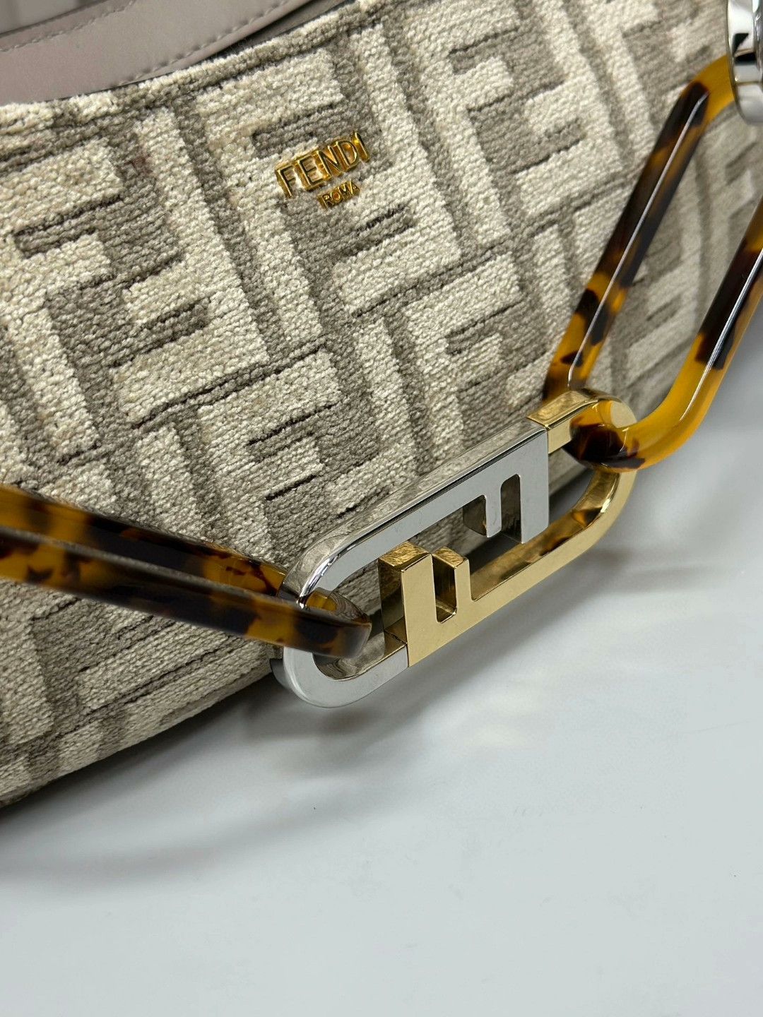 Fendi FENDI O'Lock Crescent Monogram Shoulder Bag Size ONE SIZE - 9 Thumbnail