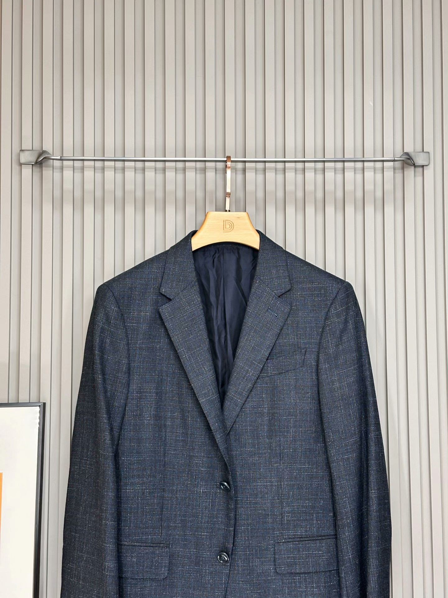 Ermenegildo Zegna Ermenegildo Zegna Dark Blue Wool Blazer Size US M / EU 48-50 / 2 - 4 Thumbnail