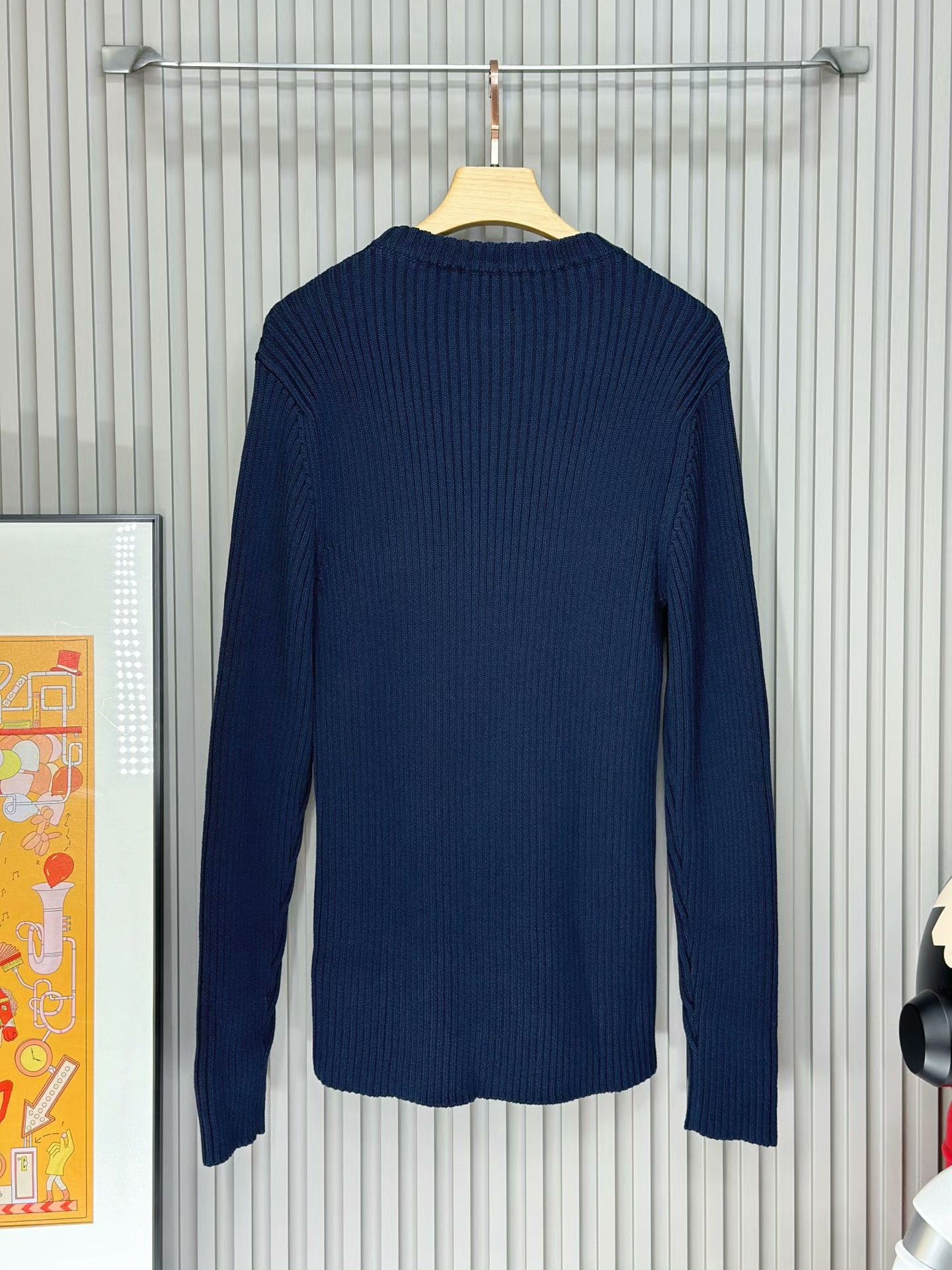 Bottega Veneta Bottega Veneta Blue Casual Crewneck Sweater Size US S / EU 44-46 / 1 - 2 Thumbnail