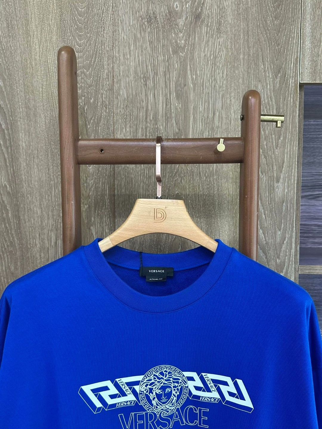 Versace Versace Men's Blue Main Line Sweatshirt Size US XL / EU 56 / 4 - 3 Thumbnail
