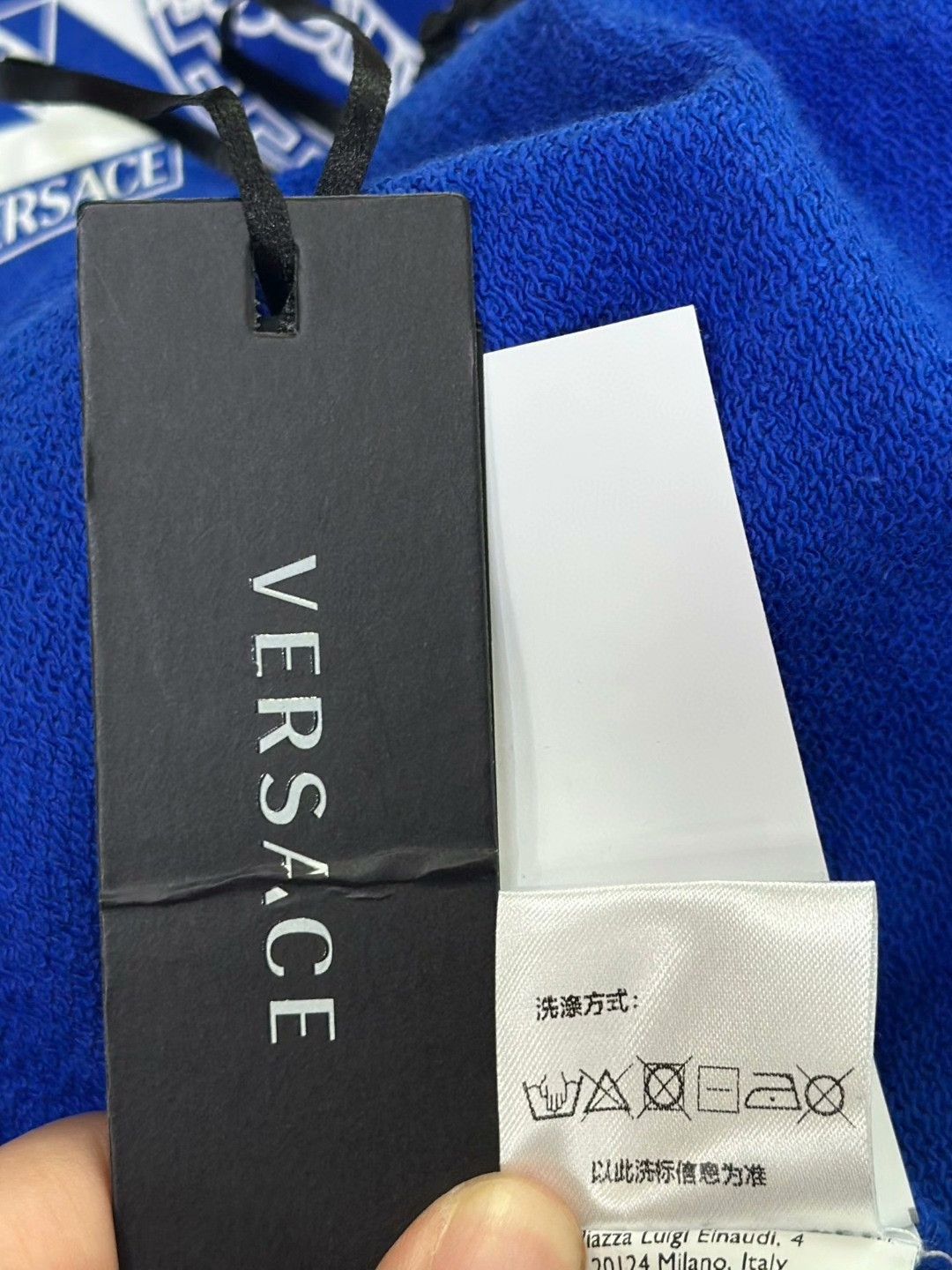 Versace Versace Men's Blue Main Line Sweatshirt Size US XL / EU 56 / 4 - 5 Thumbnail