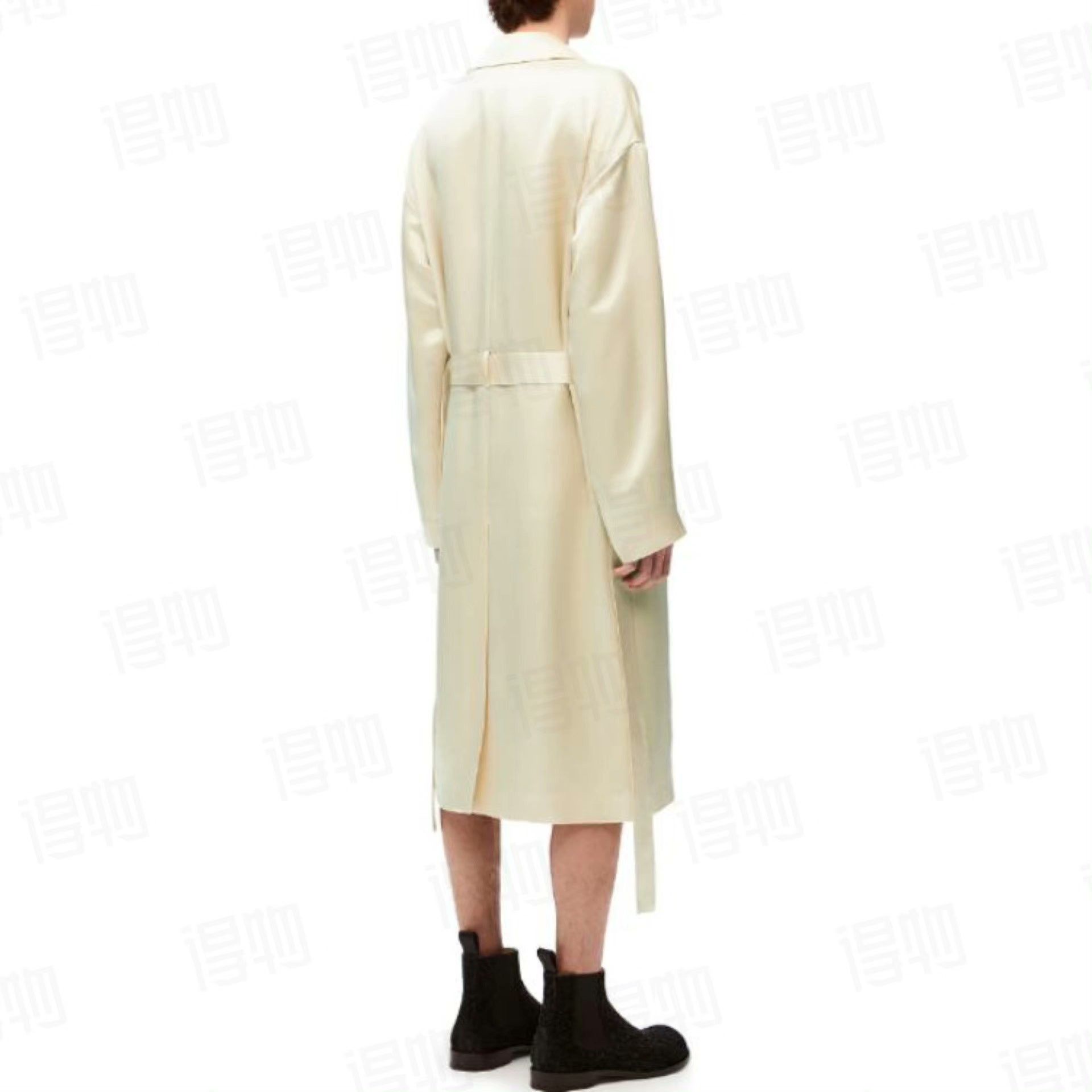 Loewe LOEWE Men's Beige Double-Breasted Trench Size US S / EU 44-46 / 1 - 3 Thumbnail