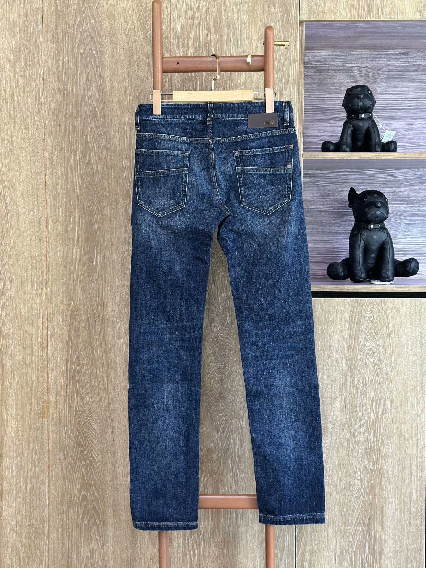 Fendi FENDI Dark Blue Casual Jeans Size US 31 - 2 Thumbnail