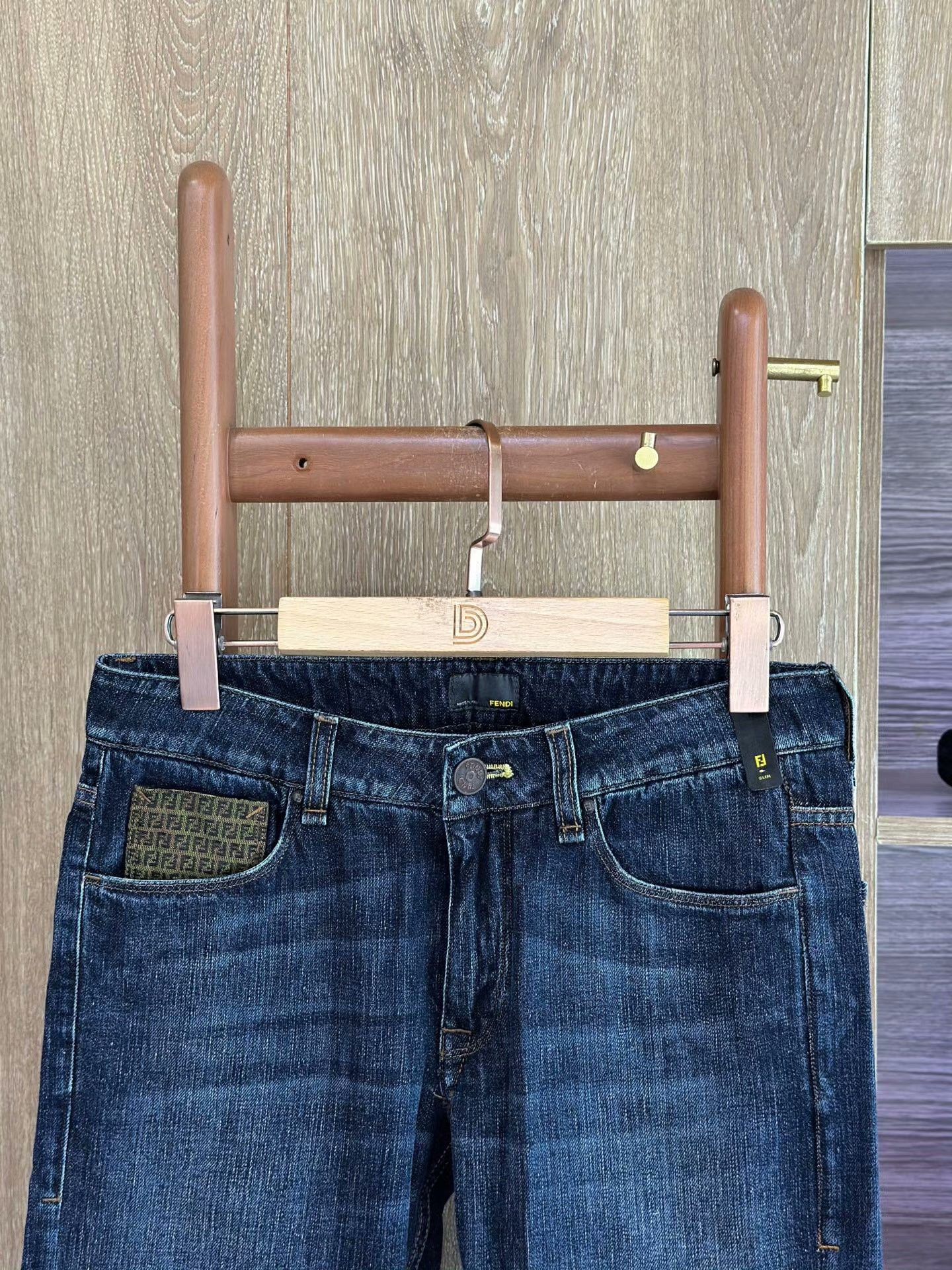Fendi FENDI Dark Blue Casual Jeans Size US 31 - 3 Thumbnail