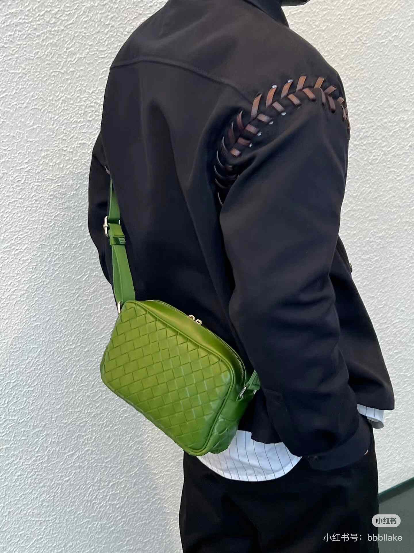 Bottega Veneta Bottega Veneta Intrecciato Lambskin Green Crossbody Size ONE SIZE - 8 Thumbnail