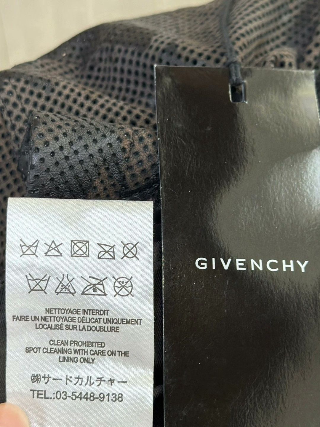 Givenchy GIVENCHY Black Coffee Sheepskin Crew Neck T-shirt Size US M / EU 48-50 / 2 - 7 Thumbnail