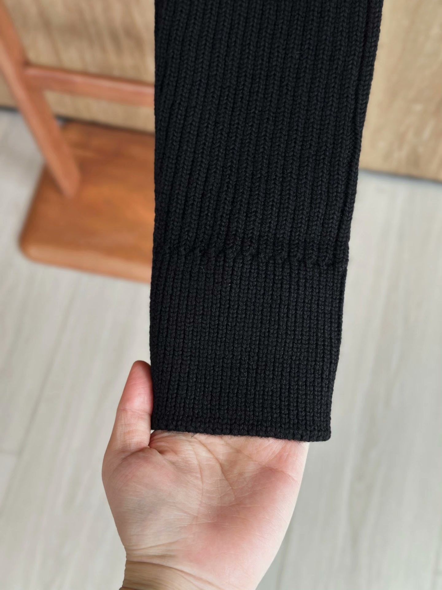 Prada PRADA Black Crewneck Wool Sweater Size US M / EU 48-50 / 2 - 4 Thumbnail