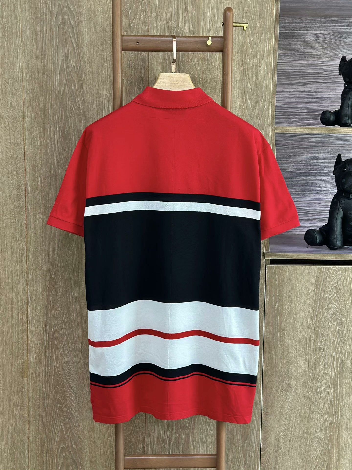 Givenchy Givenchy Red-Black-White Casual Polo Size US M / EU 48-50 / 2 - 2 Thumbnail