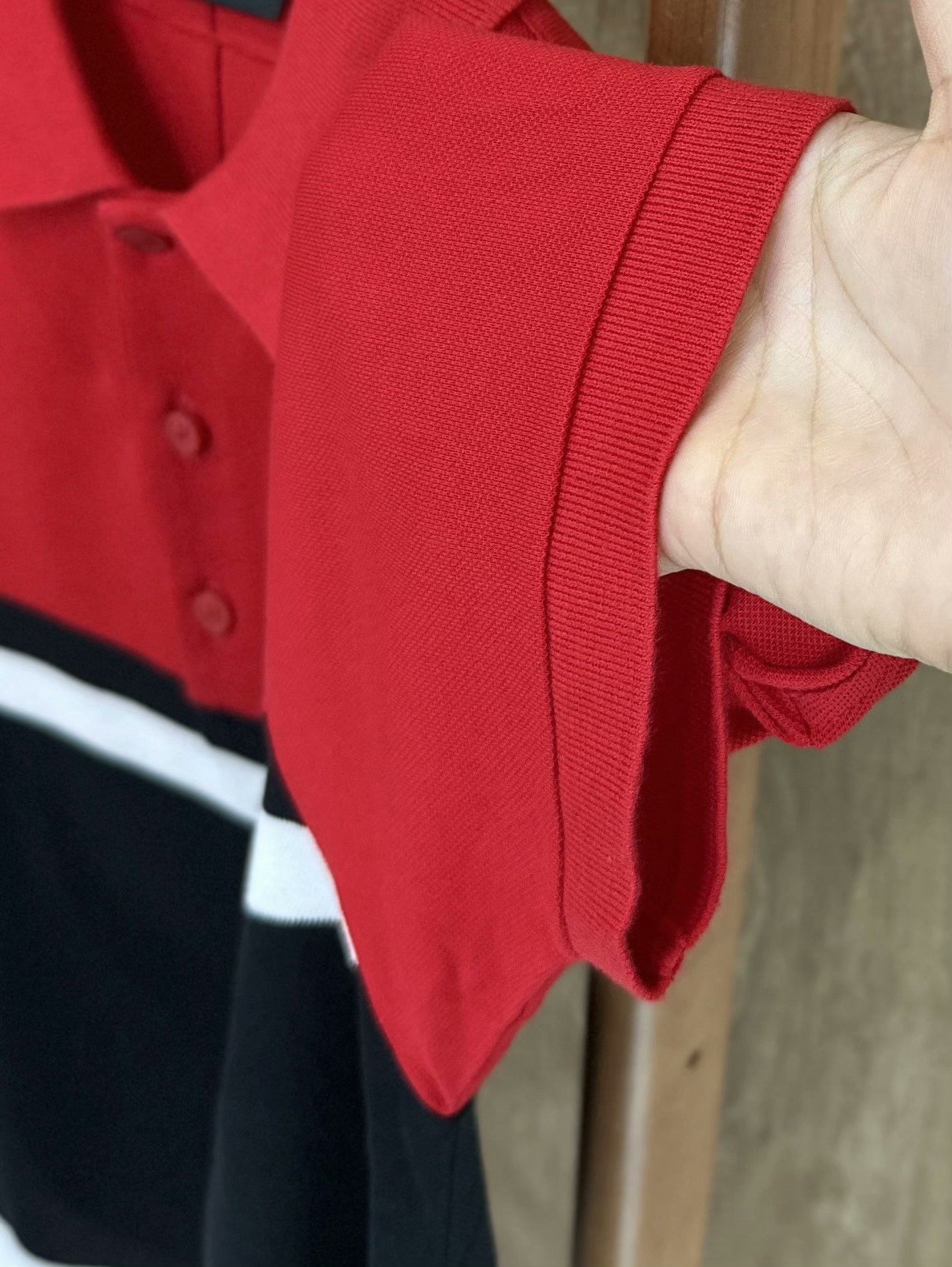 Givenchy Givenchy Red-Black-White Casual Polo Size US M / EU 48-50 / 2 - 4 Thumbnail