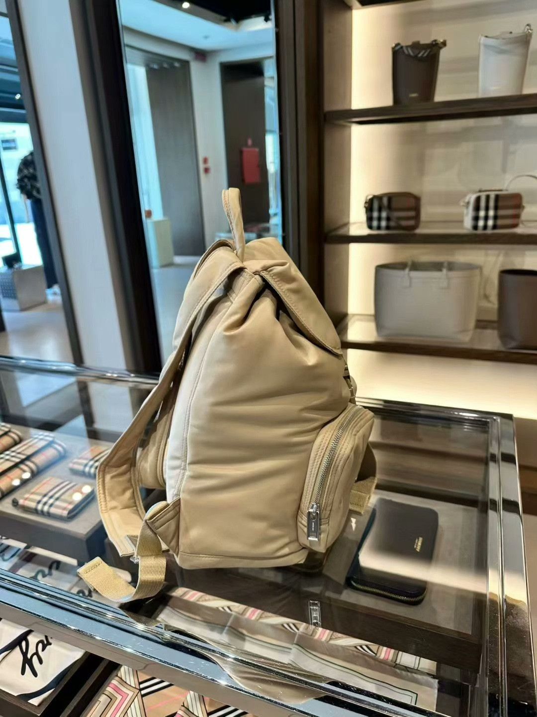 Burberry Burberry Medium Nylon Backpack Size ONE SIZE - 3 Thumbnail