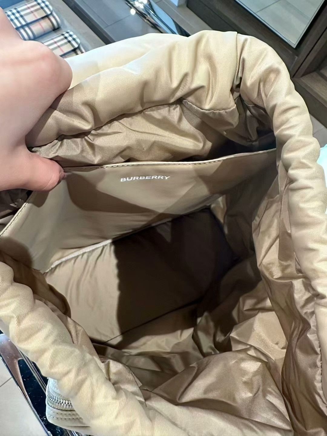 Burberry Burberry Medium Nylon Backpack Size ONE SIZE - 6 Thumbnail